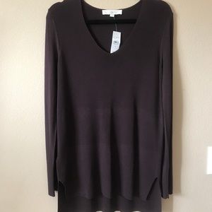Loft V neck long sweater